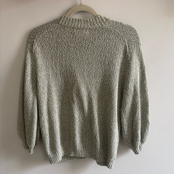 Loft Light Green 3/4 Sleeve Cardigan - Picture 2 of 5